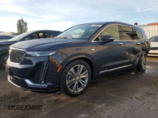 2025 Cadillac XT6 FWD Premium Luxury with VIN 1GYKPCRS3SZ120216, listed as a Copart auction lot 42717185 with 2,176 mi miles and Clean Title. Bid and sale history available at carsss.com. Image 1.