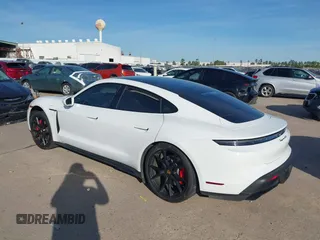 2024 Porsche Taycan GTS with VIN WP0AD2Y18RSA47234, listed as a IAAI auction lot 40944921 with 21,505 mi miles and . Bid and sale history available at DreamBid. Image 3.