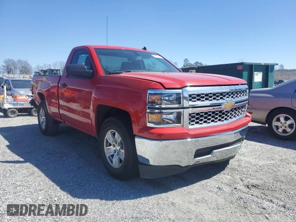 2014 Chevrolet Silverado 1500 with VIN 1GCNCREHXEZ145789, listed as a Copart auction lot 49135155 with 57,274 mi miles and Salvage Title. Bid and sale history available at DreamBid. Image 4.