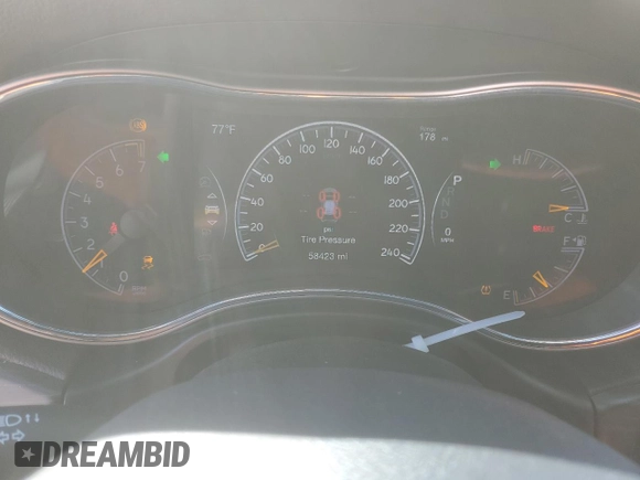 2021 Jeep Grand Cherokee Freedom with VIN 1C4RJFAG7MC706423, listed as a Copart auction lot 53244105 with 58,423 mi miles and Salvage title. Bid and sale history available at DreamBid. Image 9.