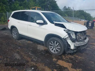 2019 Honda Pilot EX-L with VIN 5FNYF5H54KB001588, listed as a IAAI auction lot 42472595 with 150,254 mi miles and . Bid and sale history available at DreamBid. Image 1.
