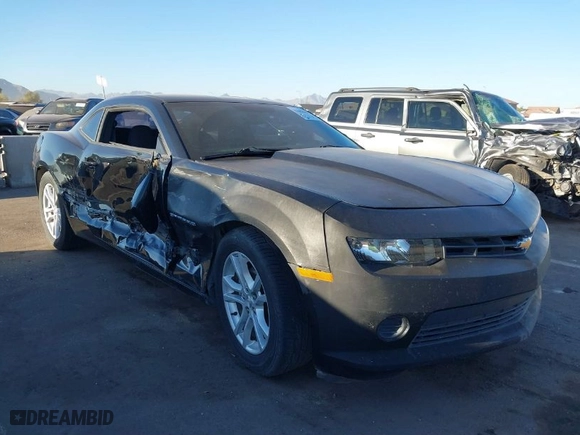 2015 Chevrolet Camaro LS with VIN 2G1FB1E38F9306352, listed as a IAAI auction lot 41654407 with NaN miles. Bid and sale history available at carsss.com. Image 6.