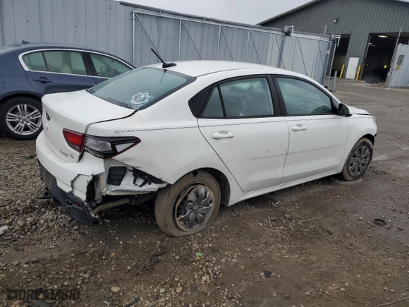 2020 Kia Rio LX with VIN 3KPA24AD8LE255997, listed as a Copart auction lot 82042114 with 54,497 mi miles and Salvage Title. Bid and sale history available at carsss.com. Image 3.