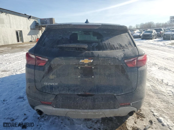 2020 Chevrolet Blazer LT with VIN 3GNKBCR45LS653003, listed as a Copart auction lot 42025925 with 54,839 mi miles and Salvage Title. Bid and sale history available at carsss.com. Image 6.