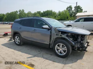 2021 GMC Terrain SLE with VIN 3GKALMEV0ML362219, listed as a Copart auction lot 59739645 with 47,889 mi miles and Salvage title. Bid and sale history available at DreamBid. Image 4.