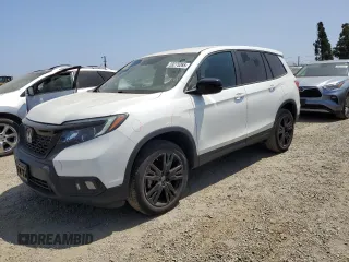 2021 Honda Passport Sport with VIN 5FNYF8H22MB019050, listed as a Copart auction lot 59275265 with 23,998 mi miles and Salvage title. Bid and sale history available at DreamBid. Image 1.