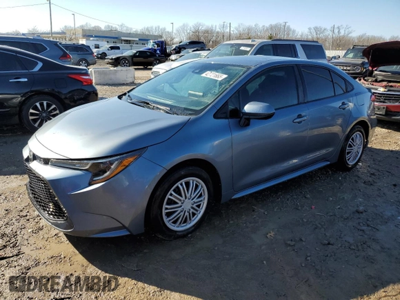 2020 Toyota Corolla LE with VIN 5YFEPRAE3LP074362, listed as a Copart auction lot 42721665 with 46,720 mi miles and Non Repairable. Bid and sale history available at carsss.com. Image 1.