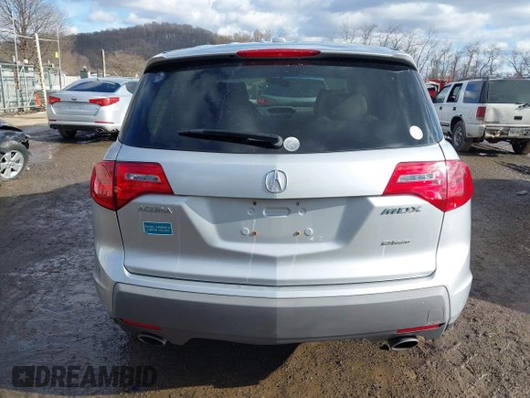 2007 Acura MDX with VIN 2HNYD28287H500383, listed as a IAAI auction lot 41443014 with 97,936 mi miles. Bid and sale history available at carsss.com. Image 16.