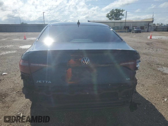 2022 Volkswagen Jetta SE with VIN 3VW7M7BU9NM015612, listed as a Copart auction lot 55885385 with 78,367 mi miles and Salvage title. Bid and sale history available at DreamBid. Image 6.
