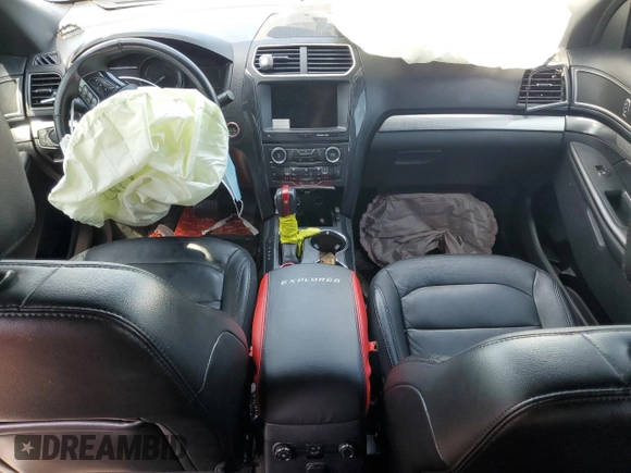2018 Ford Explorer XLT with VIN 1FM5K8D88JGB77172, listed as a Copart auction lot 54339475 with Not provided miles and Salvage title. Bid and sale history available at DreamBid. Image 8.