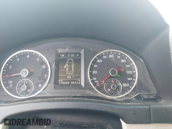 2012 Volkswagen Tiguan SE with VIN WVGAV7AX7CW534703, listed as a IAAI auction lot 42463358 with 119,699 mi miles and . Bid and sale history available at DreamBid. Image 7.