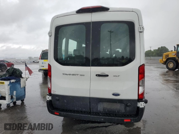 2019 Ford Transit Passenger XL with VIN 1FBAX2CM1KKA00739, listed as a Copart auction lot 58365955 with 52,725 mi miles and Salvage title. Bid and sale history available at DreamBid. Image 6.