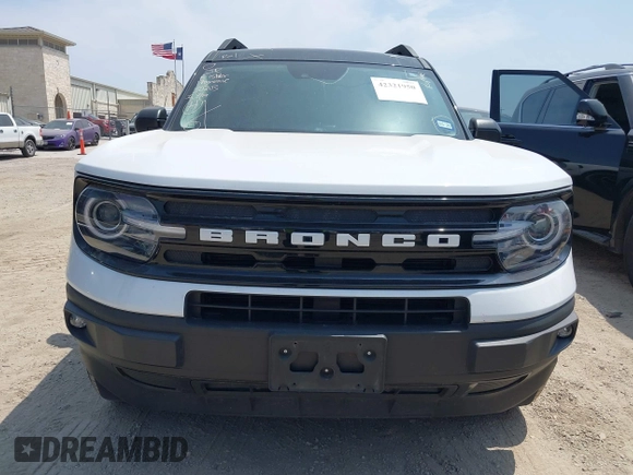 2022 Ford Bronco Sport Outer Banks with VIN 3FMCR9C6XNRE27616, listed as a IAAI auction lot 42321950 with 29,313 mi miles and . Bid and sale history available at DreamBid. Image 12.