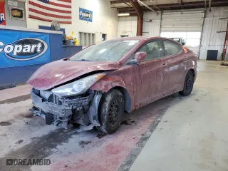 2011 Hyundai Elantra Ltd with VIN KMHDH4AE4BU089946, listed as a Copart auction lot 47494685 with 0 mi miles and Salvage Title. Bid and sale history available at carsss.com. Image 1.