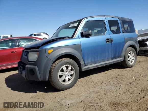2006 Honda Element EX with VIN 5J6YH28686L013774, listed as a Copart auction lot 47295225 with 185,935 mi miles and Salvage Title. Bid and sale history available at DreamBid. Image 1.