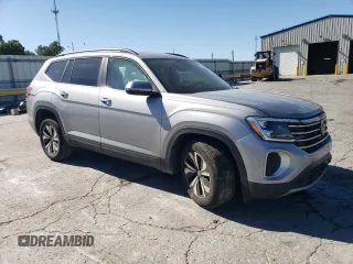 2024 Volkswagen Atlas SE with VIN 1V2DR2CAXRC527996, listed as a Copart auction lot 74796794 with 18,934 mi miles and Salvage title. Bid and sale history available at DreamBid. Image 4.