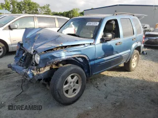 2003 Jeep Liberty Limited with VIN 1J4GK58K53W658792, listed as a Copart auction lot 55672325 with 224,489 mi miles and Salvage title. Bid and sale history available at DreamBid. Image 1.