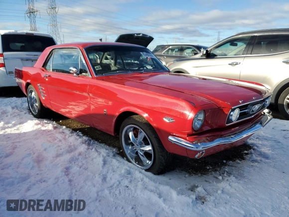 1966 Ford Mustang z VIN 6R07A104047, wystawiony jako Copart lot #85486364 z przebiegiem Nie podano mil oraz Szkoda całkowita • Salvage title. Historia ofert i sprzedaży dostępna na DreamBid. Obrazek 4.