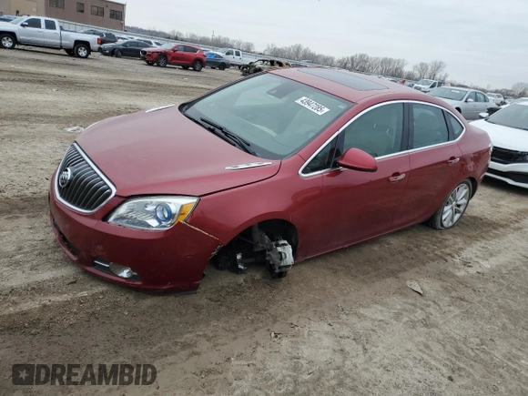 2014 Buick Verano Leather Group with VIN 1G4PS5SK3E4226369, listed as a Copart auction lot 43947285 with 68,153 mi miles and Salvage Title. Bid and sale history available at carsss.com. Image 1.