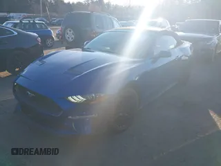 2018 Ford Mustang EcoBoost Premium with VIN 1FATP8UH1J5142908, listed as a IAAI auction lot 41912005 with 87,722 mi miles and . Bid and sale history available at DreamBid. Image 2.