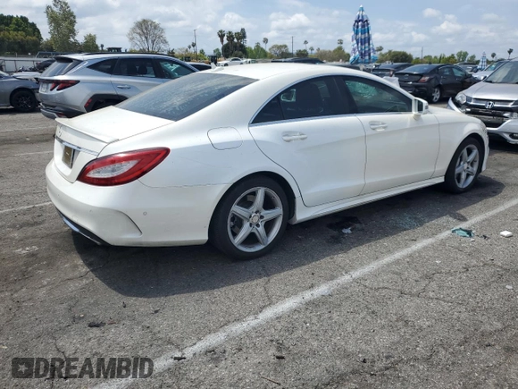 2015 Mercedes-Benz CLS 550 with VIN WDDLJ7DB3FA139093, listed as a Copart auction lot 54435745 with 150,234 mi miles and Clean title. Bid and sale history available at DreamBid. Image 3.