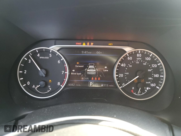 2024 Nissan Sentra SV with VIN 3N1AB8CV5RY305536, listed as a Copart auction lot 50085705 with 6,082 mi miles and Salvage title. Bid and sale history available at DreamBid. Image 9.