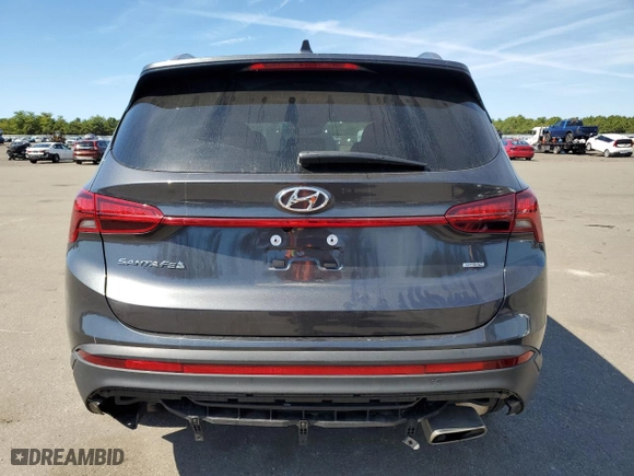 2023 Hyundai Santa Fe SEL with VIN 5NMS2DAJ8PH600048, listed as a Copart auction lot 71063524 with 25,812 mi miles and Salvage Title. Bid and sale history available at carsss.com. Image 6.