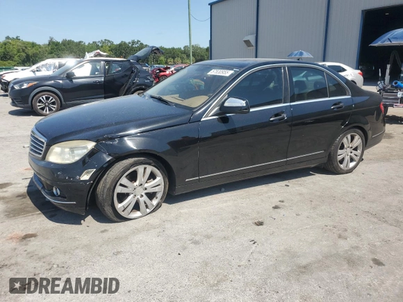 2008 Mercedes-Benz C 300 Sport with VIN WDDGF54X08F124267, listed as a Copart auction lot 57830955 with 167,012 mi miles and Salvage title. Bid and sale history available at DreamBid. Image 1.