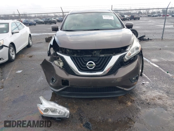 2016 Nissan Murano Platinum with VIN 5N1AZ2MG6GN106877, listed as a IAAI auction lot 41447698 with 124,451 mi miles and . Bid and sale history available at DreamBid. Image 12.