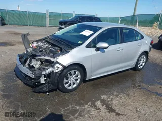 2021 Toyota Corolla LE with VIN 5YFEPMAE8MP153935, listed as a IAAI auction lot 41925043 with 45,896 mi miles. Bid and sale history available at carsss.com. Image 18.