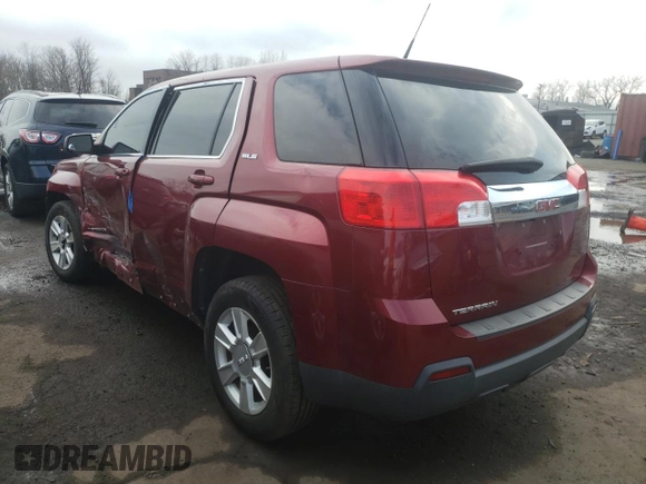 2010 GMC Terrain SLE-1 with VIN 2CTALBEW1A6320333, listed as a Copart auction lot 50218905 with 158,095 mi miles and Non Repairable. Bid and sale history available at carsss.com. Image 2.