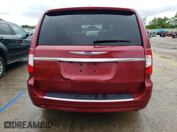 2014 Chrysler Town & Country Touring L 30th Anniversary with VIN 2C4RC1CG2ER328742, listed as a Copart auction lot 57475324 with 118,887 mi miles and Salvage Title. Bid and sale history available at DreamBid. Image 6.
