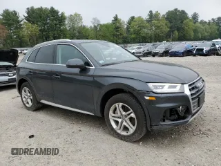 2018 Audi Q5 Premium Plus z VIN WA1BNAFY9J2222324, wystawiony jako Copart lot #55425265 z przebiegiem 46 411 mil mil oraz Szkody całkowita. Historia ofert i sprzedaży dostępna na DreamBid. Obrazek 4.