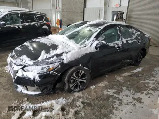 2023 Nissan Sentra SV with VIN 3N1AB8CV2PY256972, listed as a Copart auction lot 88198105 with 45,863 mi miles and Salvage Title. Bid and sale history available at carsss.com. Image 1.