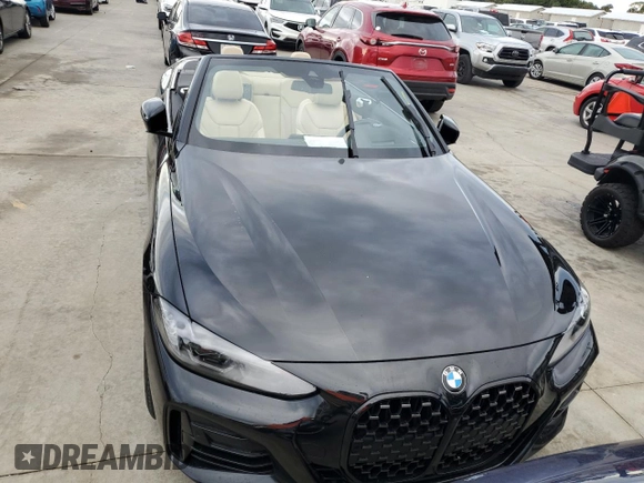 2023 BMW 4 Series M440i with VIN WBA53AT0XPCM20465, listed as a Copart auction lot 74537094 with 5,216 mi miles and Non Repairable. Bid and sale history available at DreamBid. Image 5.