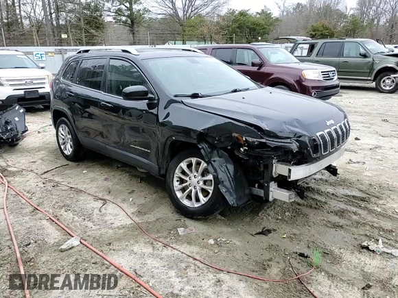 2019 Jeep Cherokee Latitude with VIN 1C4PJLCX8KD313251, listed as a Copart auction lot 47882205 with 65,833 mi miles and Salvage title. Bid and sale history available at DreamBid. Image 14.
