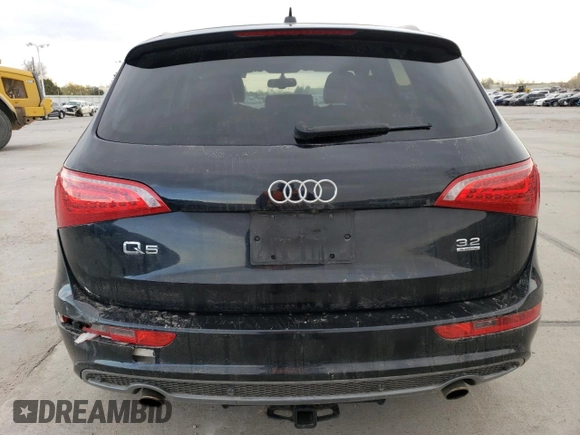 2012 Audi Q5 Premium Plus with VIN WA1DKAFP4CA003871, listed as a Copart auction lot 52215695 with 103,549 mi miles and Salvage title. Bid and sale history available at DreamBid. Image 6.