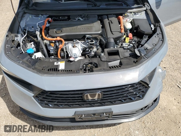 2023 Honda Accord Sport with VIN 1HGCY2F58PA054169, listed as a Copart auction lot 55756215 with 24,150 mi miles and Salvage title. Bid and sale history available at DreamBid. Image 11.