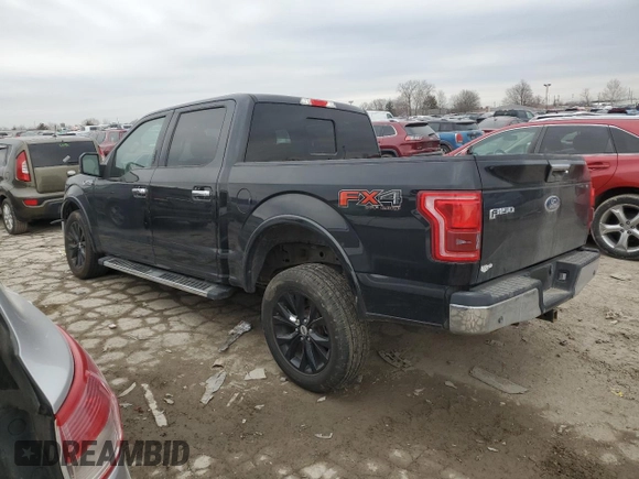 2017 Ford F-150 XL with VIN 1FTEW1EF0HFA02220, listed as a Copart auction lot 47281995 with 89,701 mi miles and Non repairable. Bid and sale history available at DreamBid. Image 2.