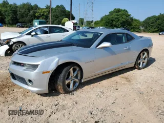 2014 Chevrolet Camaro LT with VIN 2G1FB1E37E9283502, listed as a Copart auction lot 60531975 with 106,879 mi miles and Salvage title. Bid and sale history available at DreamBid. Image 1.
