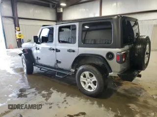 2020 Jeep Wrangler Unlimited Sport S z VIN 1C4HJXDN7LW129496, wystawiony jako Copart lot #51569875 z przebiegiem 124 159 mil mil oraz Szkoda całkowita • Salvage title. Historia ofert i sprzedaży dostępna na DreamBid. Obrazek 2.