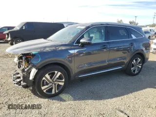2023 Kia Sorento Hybrid EX with VIN KNDRHDLG7P5187878, listed as a Copart auction lot 87659315 with 19,601 mi miles and Salvage Title. Bid and sale history available at carsss.com. Image 1.