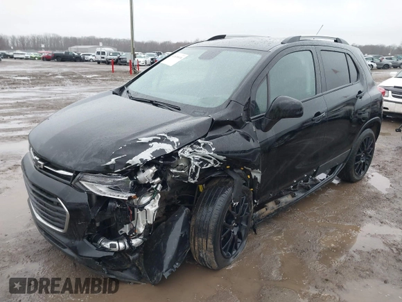 2022 Chevrolet Trax LT with VIN KL7CJPSM5NB525079, listed as a IAAI auction lot 41835898 with 45,432 mi miles and . Bid and sale history available at carsss.com. Image 6.