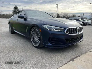2024 BMW 8 Series with VIN WBAGX0C15RCN79848, listed as a Copart auction lot 83522784 with 1,666 mi miles and Salvage title. Bid and sale history available at DreamBid. Image 1.