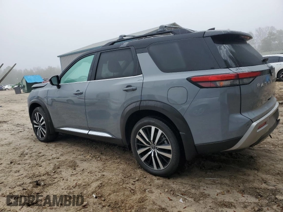 2024 Nissan Pathfinder Platinum z VIN 5N1DR3DH6RC259379, wystawiony jako Copart lot #43399045 z przebiegiem 19 750 mil mil oraz Szkoda całkowita • Salvage title. Historia ofert i sprzedaży dostępna na DreamBid. Obrazek 2.