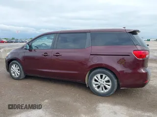 2016 Kia Sedona LX with VIN KNDMB5C10G6090643, listed as a IAAI auction lot 41911980 with 155,319 mi miles. Bid and sale history available at carsss.com. Image 6.