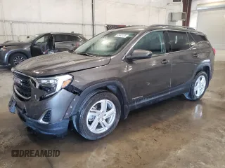 2019 GMC Terrain SLE with VIN 3GKALTEXXKL338843, listed as a Copart auction lot 63442455 with 29,724 mi miles and Salvage title. Bid and sale history available at DreamBid. Image 1.