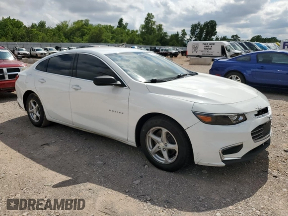 2016 Chevrolet Malibu LS z VIN 1G1ZB5ST7GF232469, wystawiony jako Copart lot #58772035 z przebiegiem 108 542 mil mil oraz Czysty tytuł • Clean title. Historia ofert i sprzedaży dostępna na DreamBid. Obrazek 4.