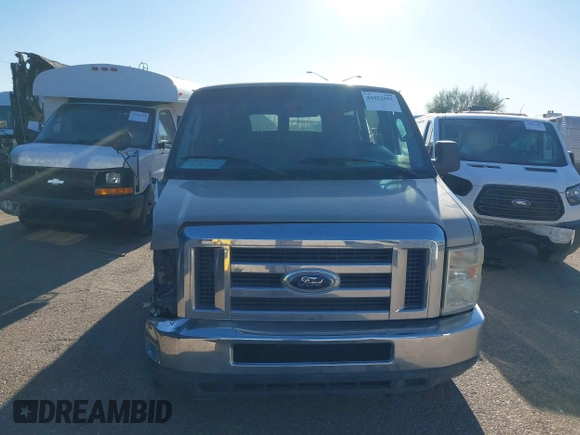 2010 Ford Econoline Passenger XL with VIN 1FBSS3BL7ADA29540, listed as a IAAI auction lot 41022591 with 208,662 mi miles. Bid and sale history available at carsss.com. Image 12.