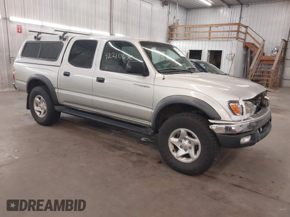 2001 Toyota Tacoma PreRunner with VIN 5TEGN92N51Z845148, listed as a IAAI auction lot 42210630 with 387,766 mi miles and . Bid and sale history available at DreamBid. Image 1.